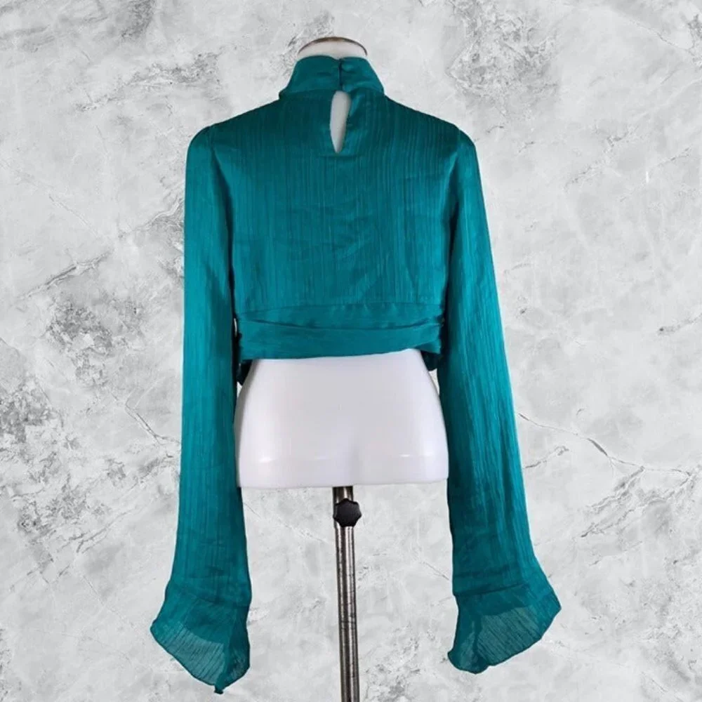 House of Harlow 1960 x REVOLVE Lucille Top - Deep Teal